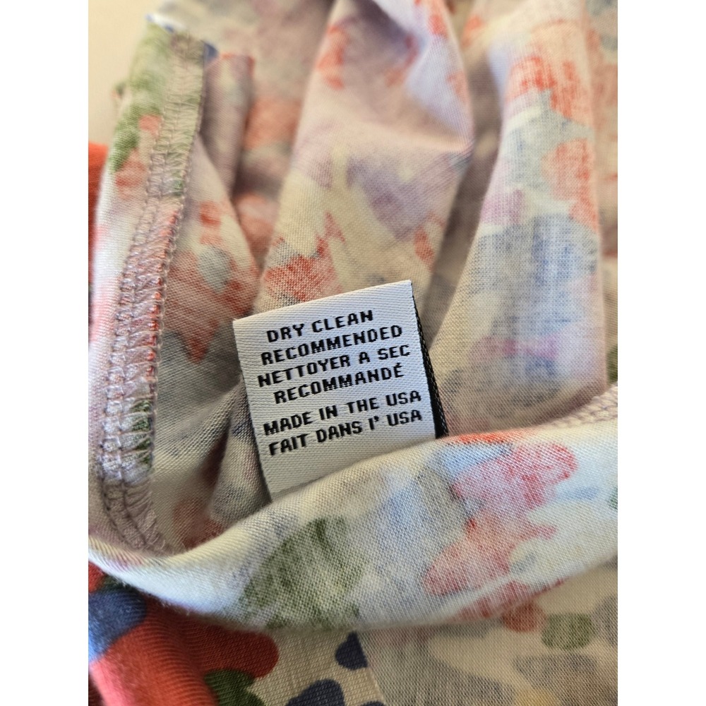 Rachel Pally Multicolor Abstract Modal Empire Waist Midi Dress Sz S Boho Cottage - Picture 11 of 11
